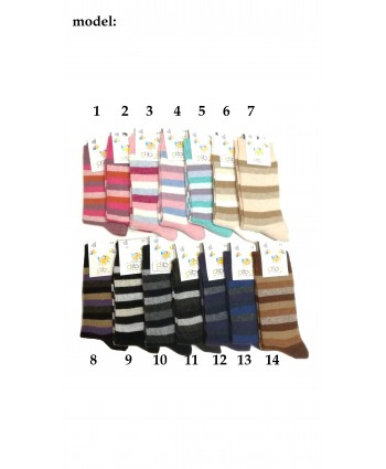 Детски вълнени чорапи Diba 11+ год райе